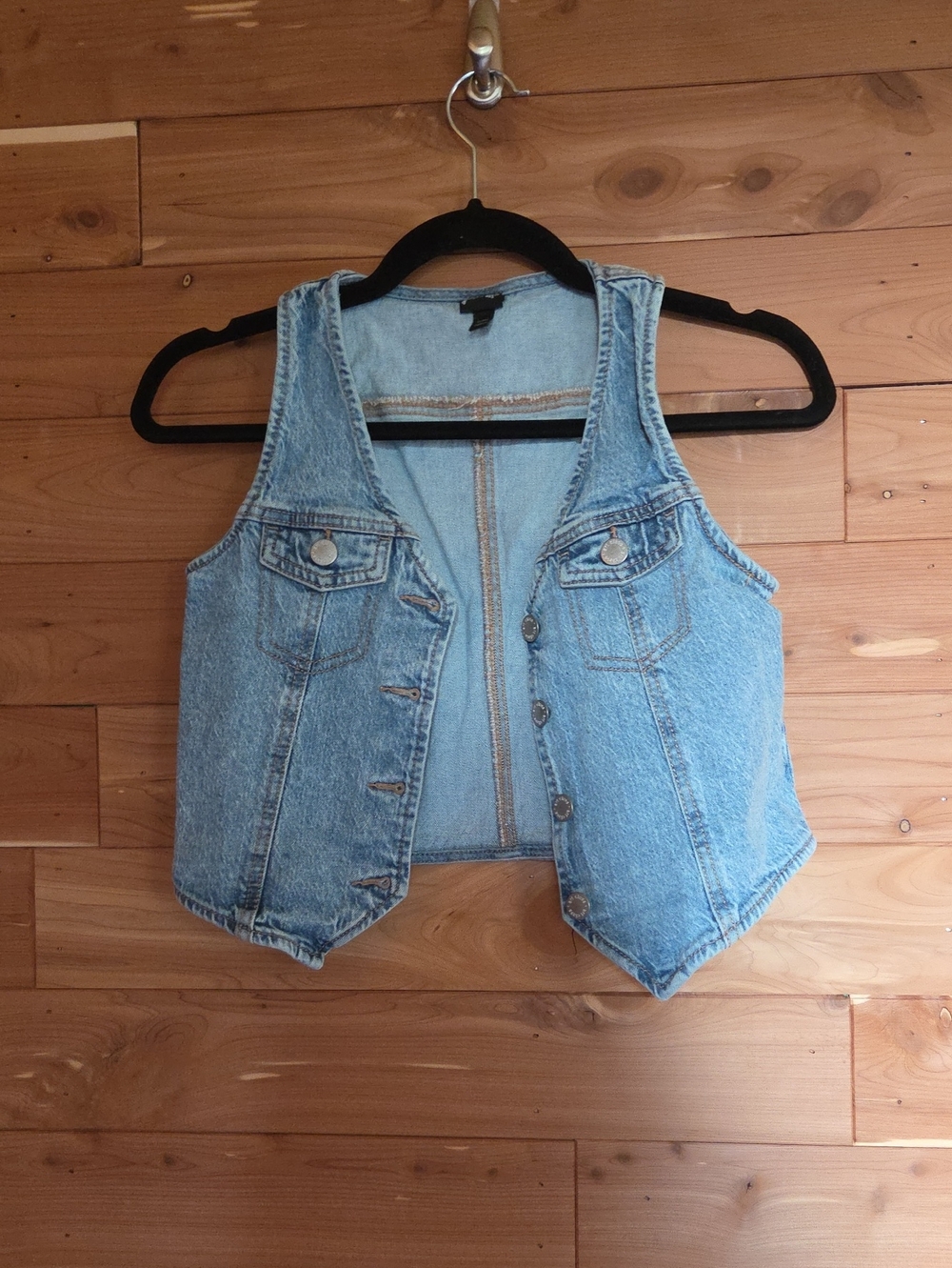 Jean Vest For Western Style